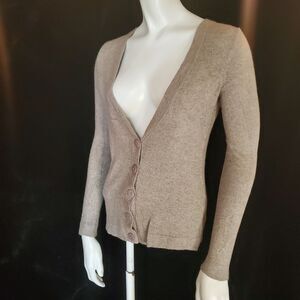 Ann Taylor Loft Brown Cardigan (XS)
